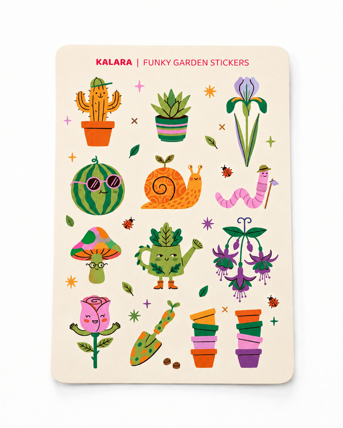 Funky Garden Stickers - KALARA