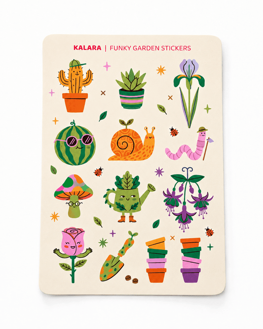 Funky Garden Stickers - KALARA